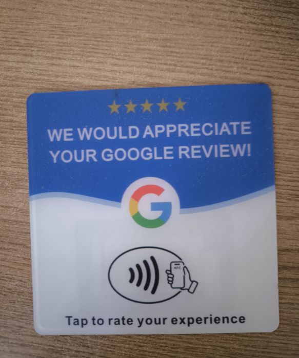 Card NFC Google Review / Recenzii Google