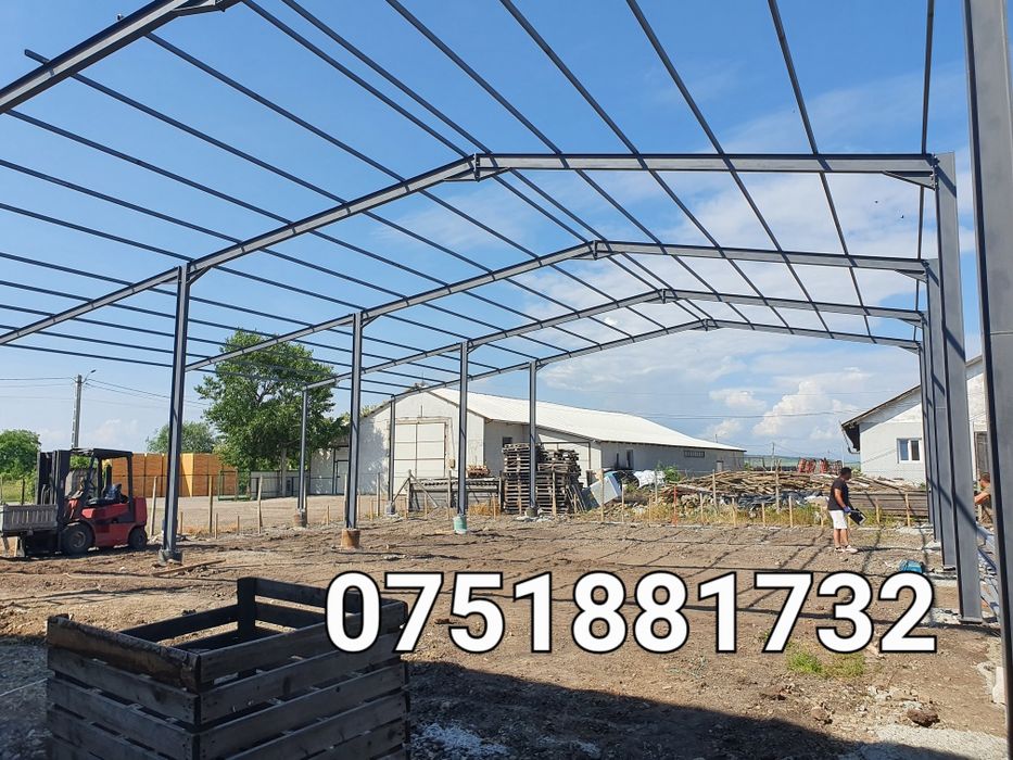 Hale metalice complete pentru: - Service Auto - Spalatorie Auto - St