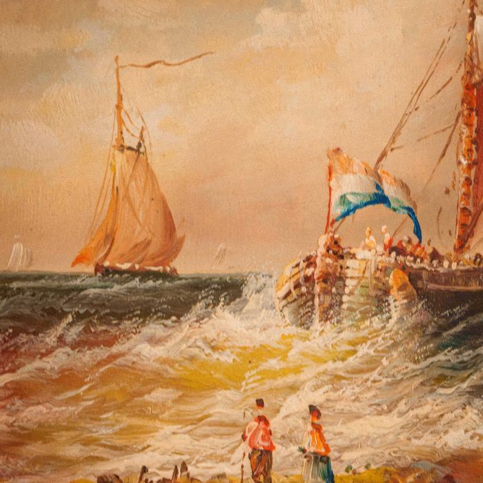 Картина парусники