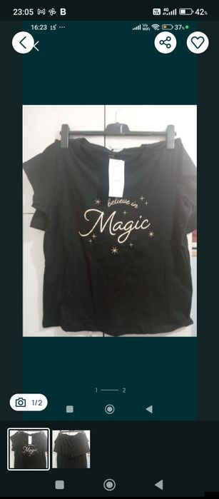 Pijama de damă nouă, din bumbac,mărimea 44. Transport 5 lei