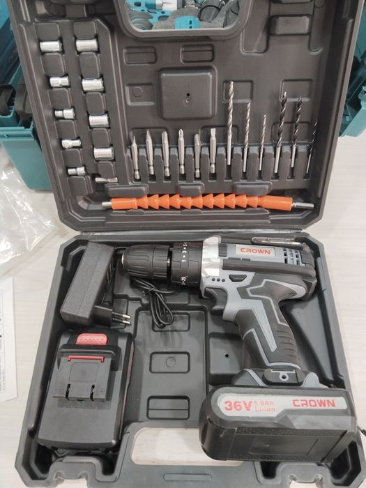 Шуруповёрт наборы: makita, dewalt, bosch, crown.