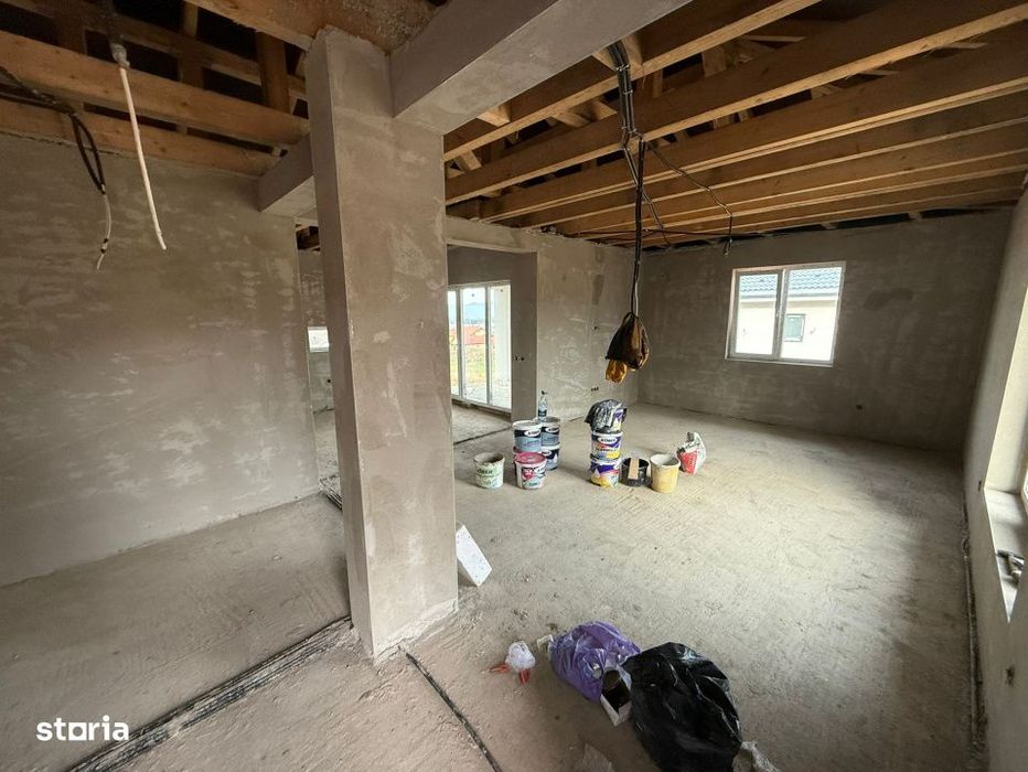 Casa noua, 114 mp utili, semifinisata – Satul Nou de Jos, tip Medite