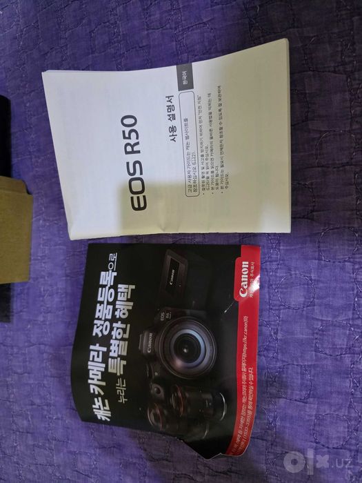 CanonEOSR50  RF-S 18-45mm 24.2MP 4K Полный комплект Отличное состояние