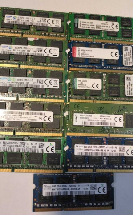 Memorii 8GB DDR3L, 2 x 8GB DDR3L, DDR3 1600, 1333 sodimm, laptop