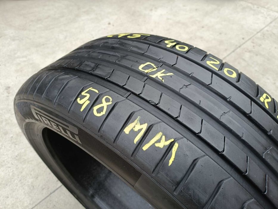 O anvelopa de vara 245 40 20 pirelli p zero pz4 run flat 5,8 mm