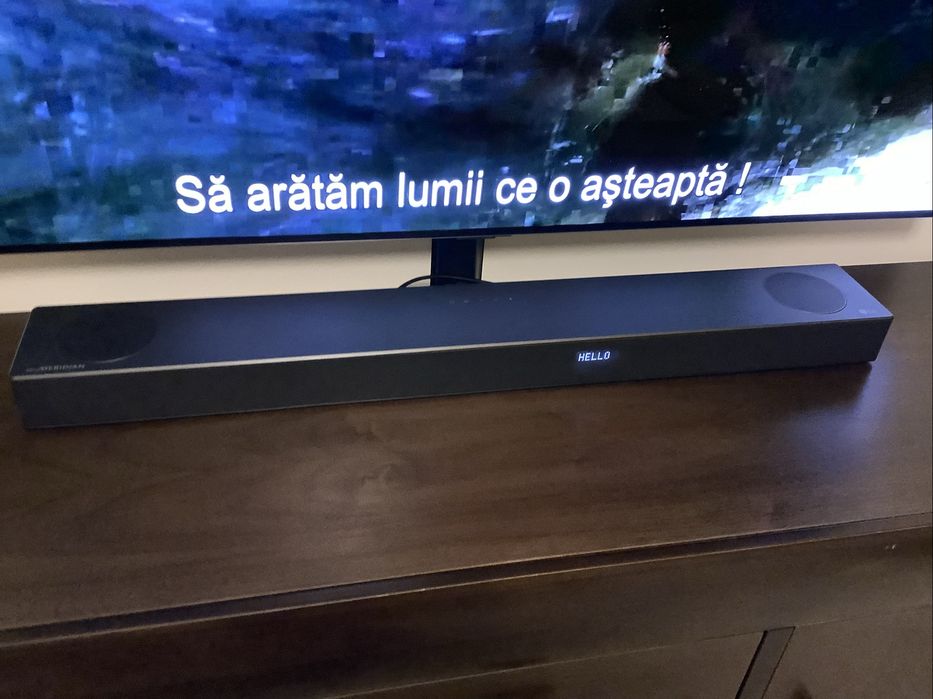 Soundbar LG S75Q cu subwoofer wireless 3.1.2, 380W