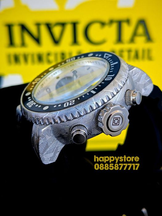 INVICTA Hummer Silver 52 mm, Инвикта нов мъжки часовник