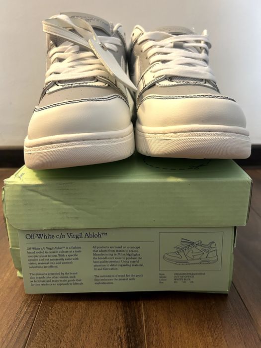 Off White Out of Office Gray - Trimit cu verificare