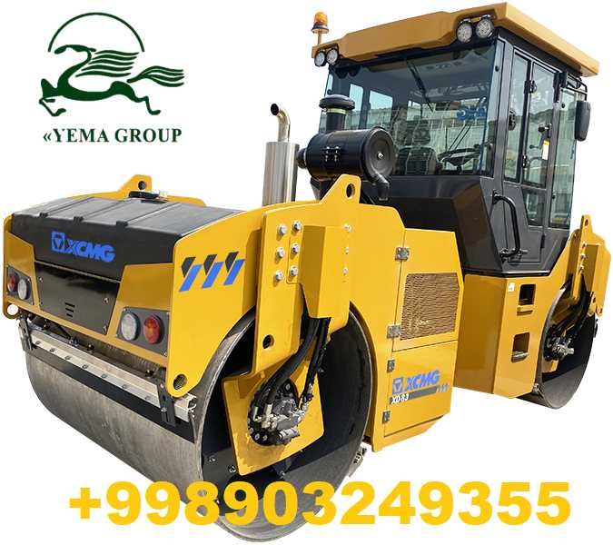 Двухвальцовый тандемный каток XCMG XD83 8 ТОН