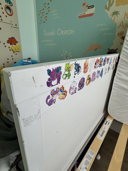 Кровать Икея с матрацем 2шт белый