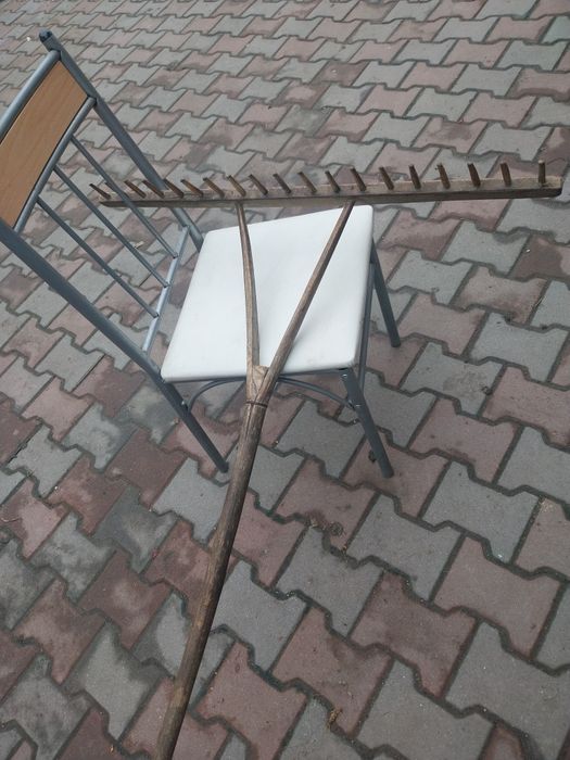 Vand grebla din lemn pt strâns fan