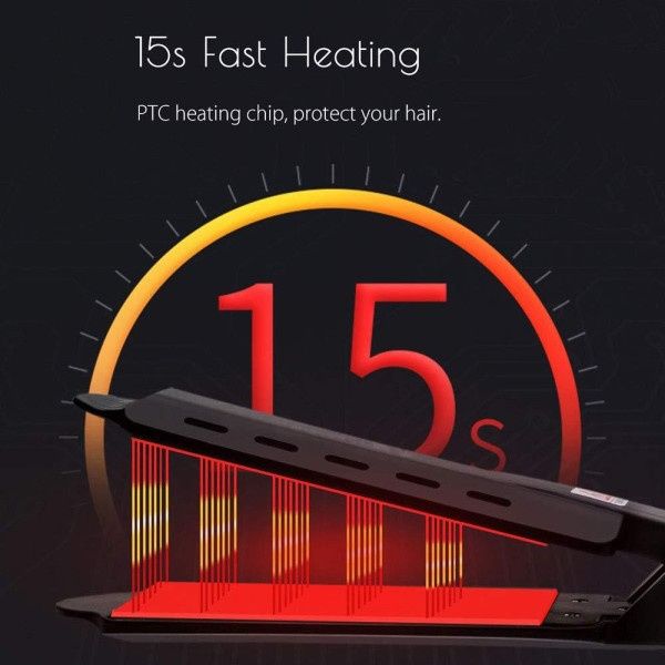 Професионална турмалинова преса за коса с йони, за всички типове коса