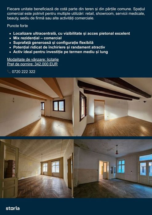 De vanzare imobil ultracentral