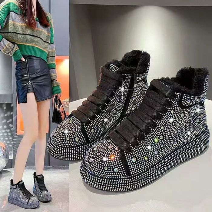 Кроссовки с блёстками