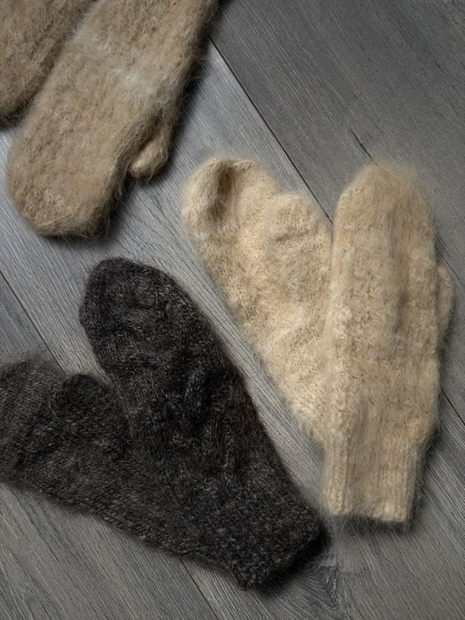 Вяжу из собачьей шерсти