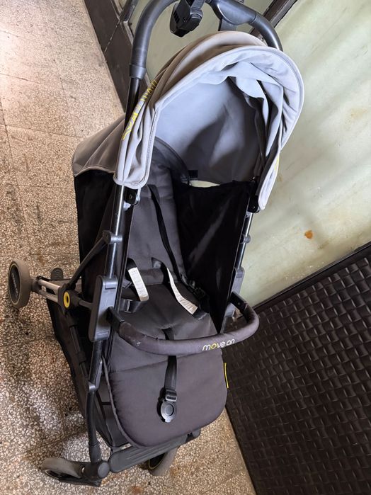 CHIPOLINO Лятна количка MOVE ON сива + зимно покривало