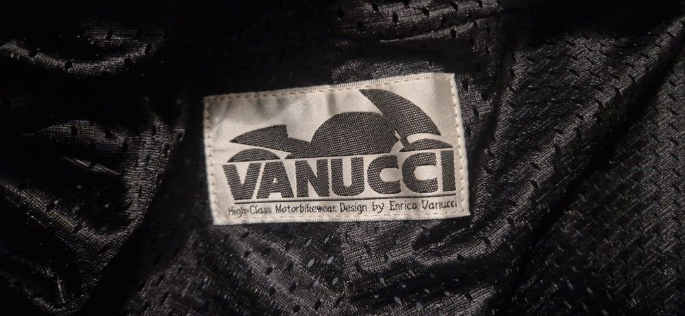 Pantaloni moto piele vanuci