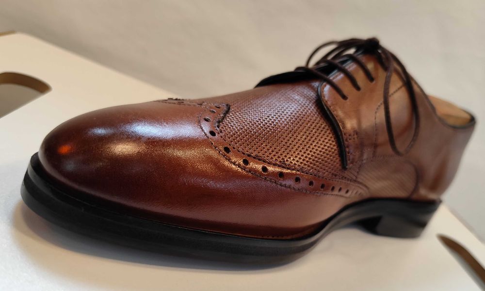 Pantofi derby 40 40.5 41 premium JOOP ! piele naturala moale maro