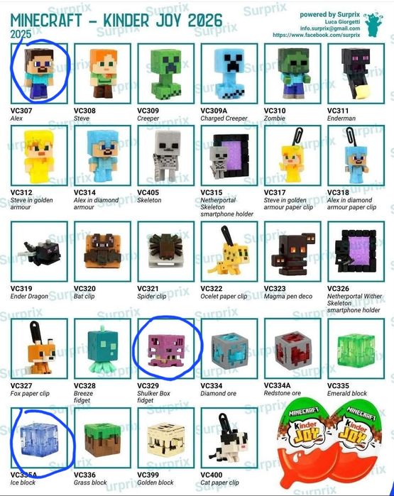 Игрушки из киндеров