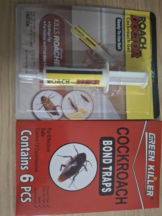 Set   2 in 1 Insecticid Gandaci cu Seringa cu gel 30g si set 6 capcane adezive non tixice cu putere mare de atracție 30   Gradina plante ghivece