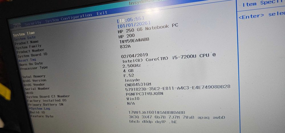laptop hp i5 gen 7