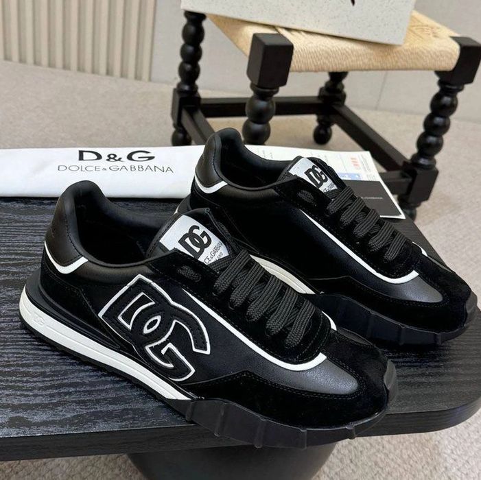 D&G DG Logo Sneaker "Black/White"
