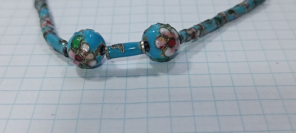 Старинный браслет перегорочиткя эмаль Китай 50е годы!