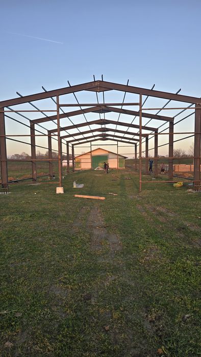 Vand structura metalică complecta 10×25-5h hale metalice hala metalica