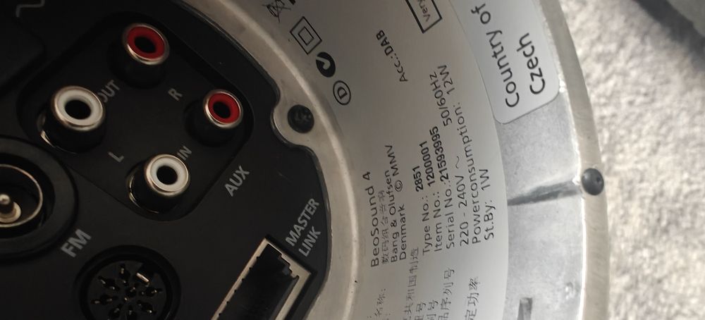 Cd player Bang Olufsen Beosound 4, defect