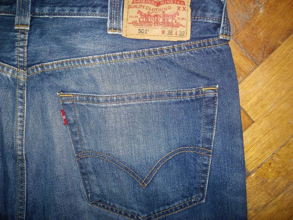 Blugi levis 501-W38xL32 (talie-98cm ,lungime-111cm)