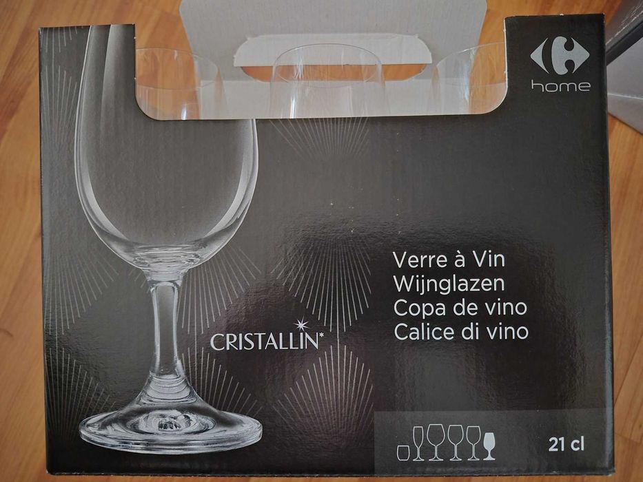 Set de pahare vin Carrefour Home (cristallin, 21 cl)