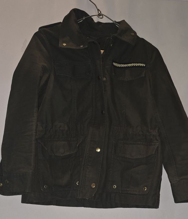 SH Jeaca verde kaki dame, gen Army, de la H&M, marimea 38 EUR sau 8 US