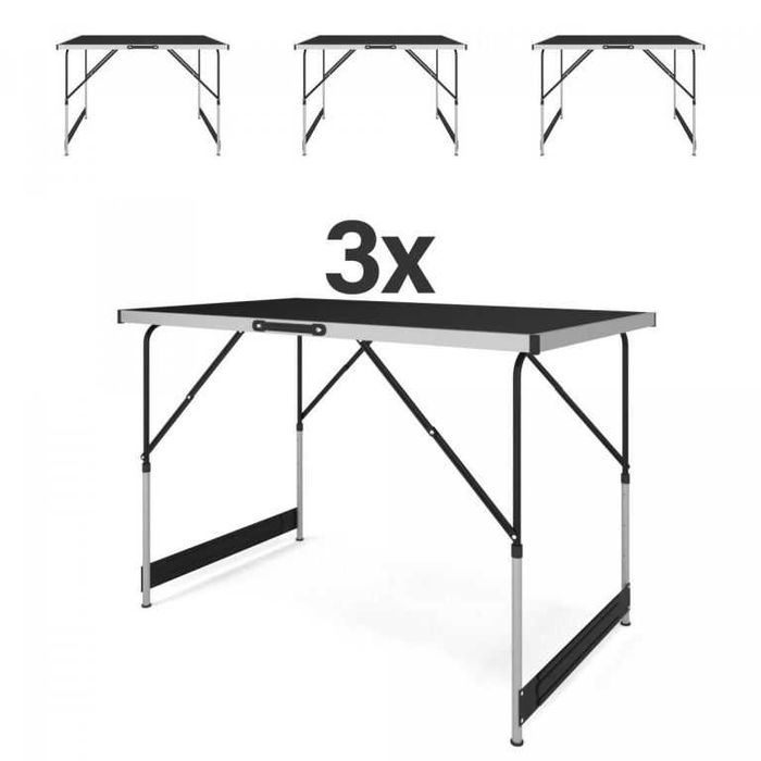 Многофункционална маса - комплект от 3 броя, 100 x 60 см MIADOMODO