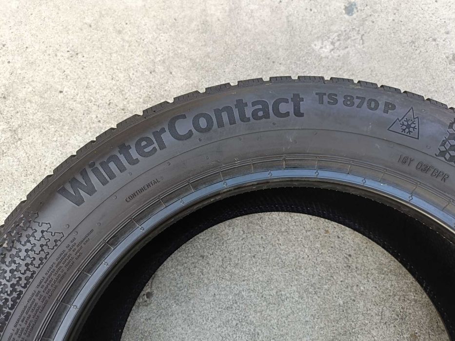 Doua anvelope iarna 235 55 17 continental wintercontact TS 870P profil 8,5 mm