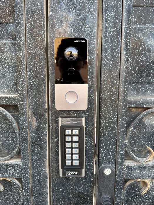 Установка Домофон видеонаблюдения