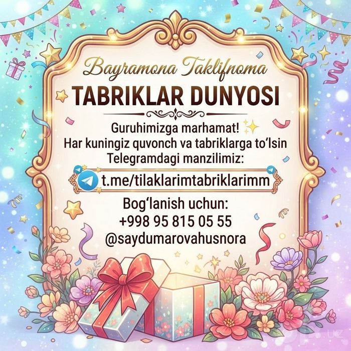 Tabriklar loyihasi
