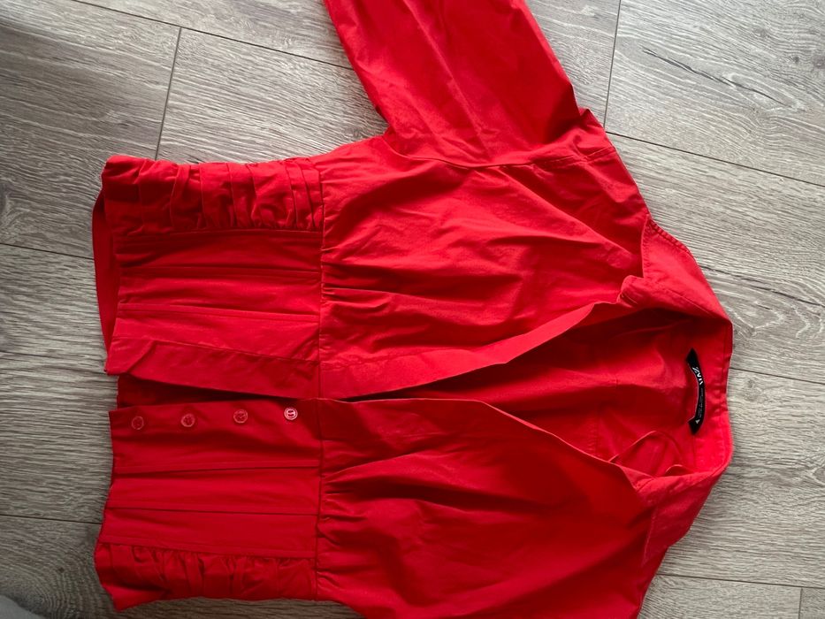 Червена риза zara