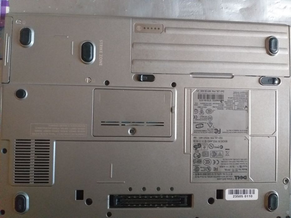 Laptop Dell D620, T7200 - 2 Ghz,2 Gb DDR2, serial port, hdd 80  gb
