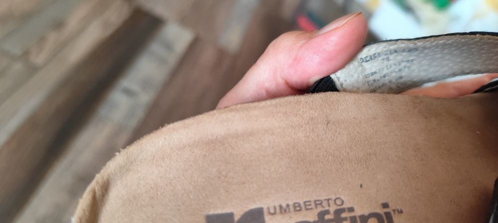Сандали на платформа от естествена кожа Umberto Raffini