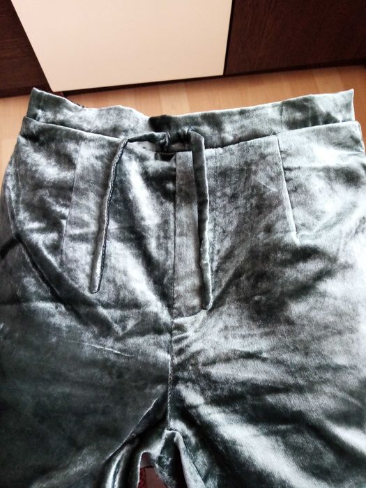 Pantaloni velur fete - Mango Girls 7-8 ani