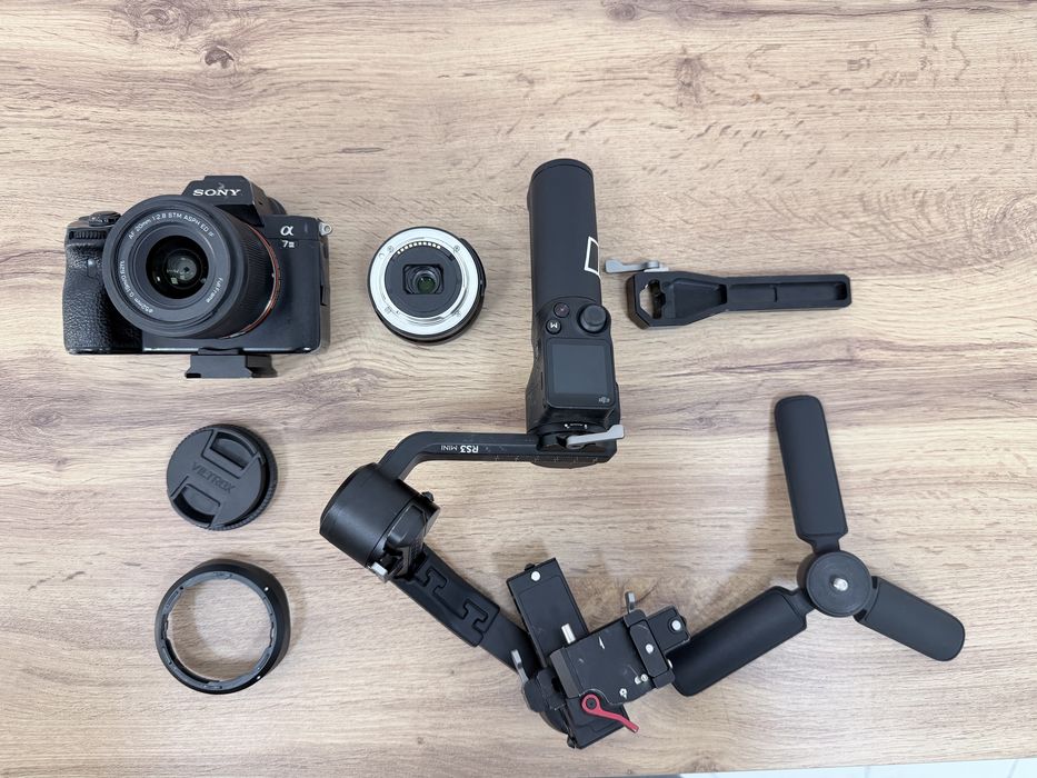 Soni A7 iii камера + viltrox 28mm + DJI RS 3 Mini