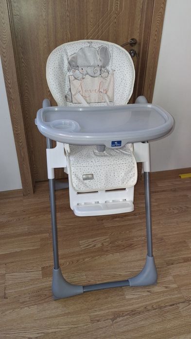 Стол за хранене Lorelli CRYSPI Grey Elephant