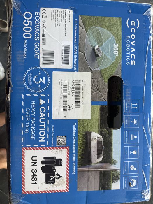 Robot de Tuns Iarba Ecovacs GOAT O500 Panorama, Nou sigilat