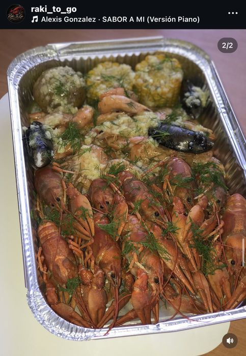 Раки и готовые морепродукты