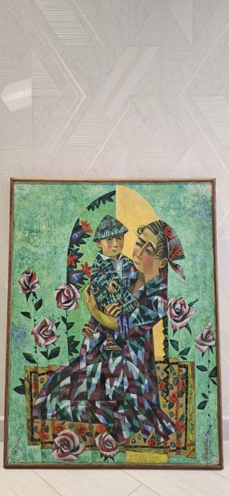 Авторская работа картина "Первенец"