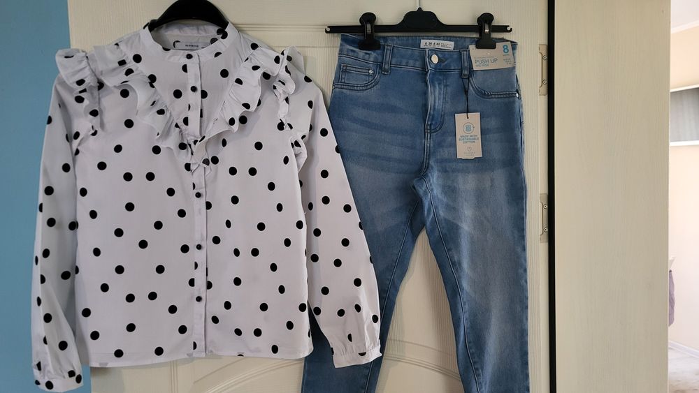 Рокли, ризи, пола ,дънки