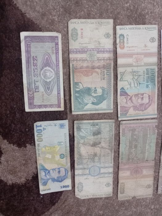 Lot bancnote vechi pentru colectionari