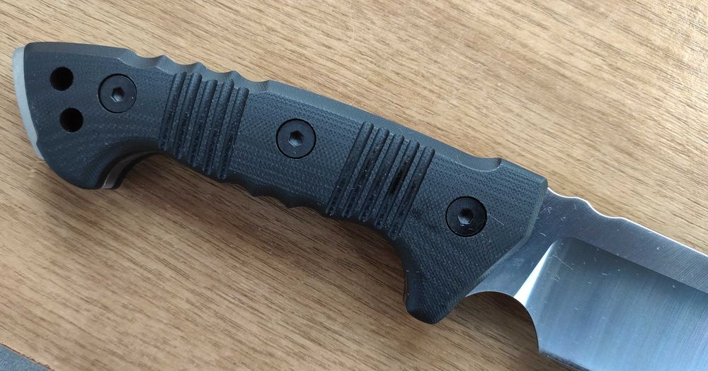 Туристически,ловен нож /ръчна изработка , стомана А8/