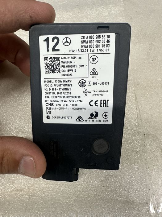 Senzor radar mercedes cod:a0009055310.