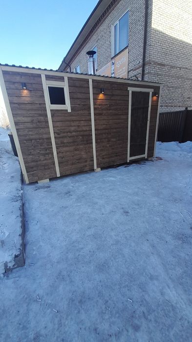 Мобильные каркасные бани